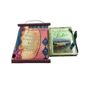 My Special Sister Mini Scroll & Book Gift Set